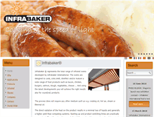 Tablet Screenshot of infrabaker.com